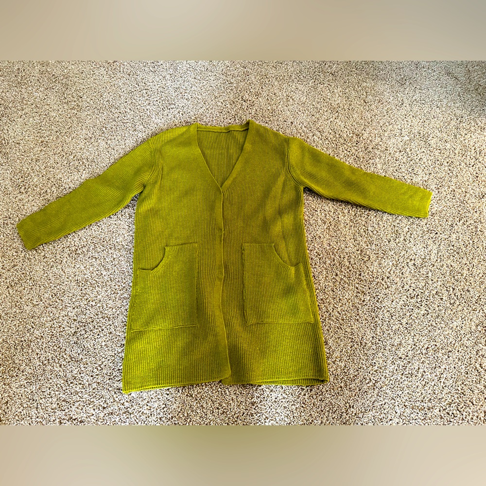 Woman  long sweater